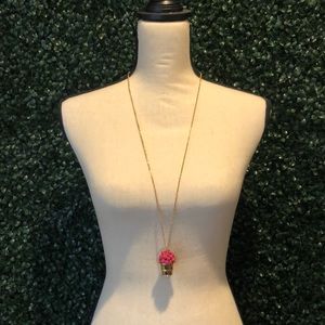 Kate Spade “Paint the Town Rose” Long Pendant